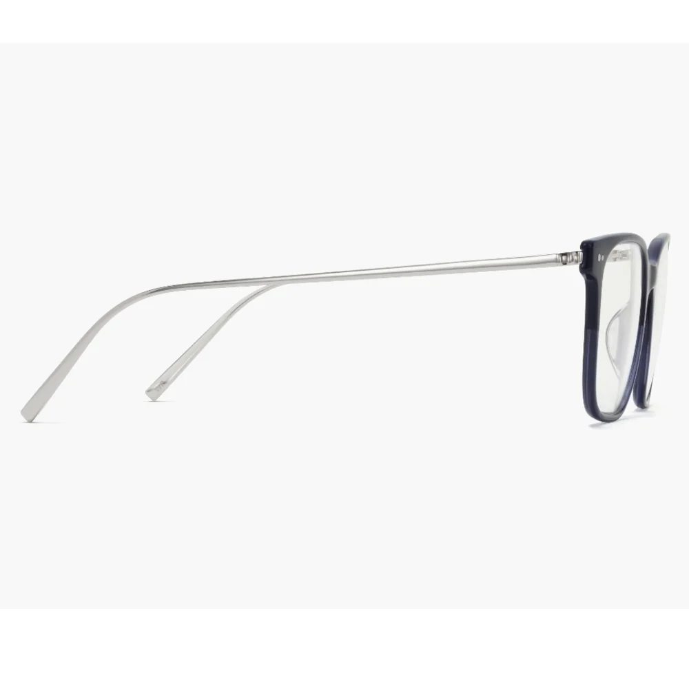 Warby Parker Caleb M 2124 Sunglasses- Midnight Fade Silver